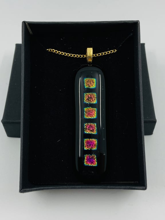 Hand made Dichroic Glass pendant