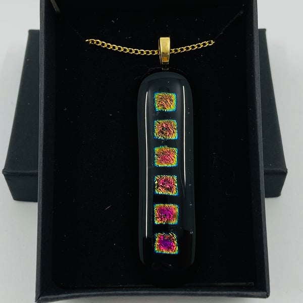 Hand made Dichroic Glass pendant