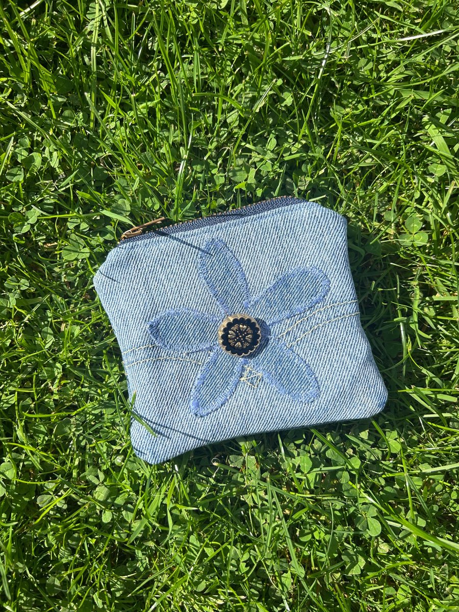 Denim purse - Upcycled jeans pockets