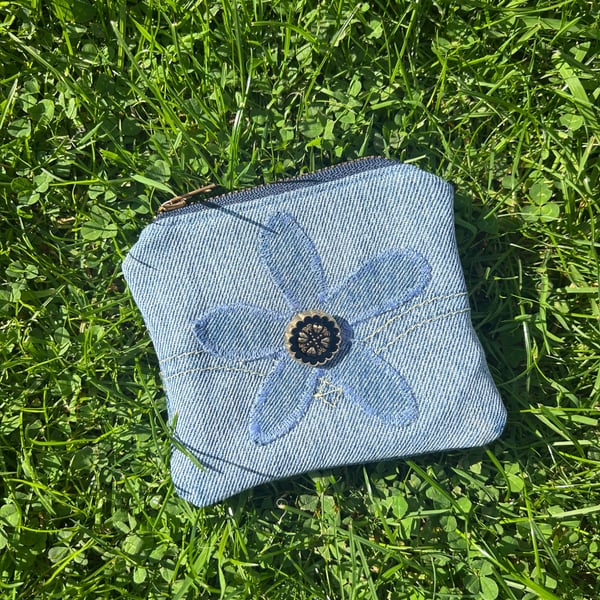 Denim purse - Upcycled jeans pockets