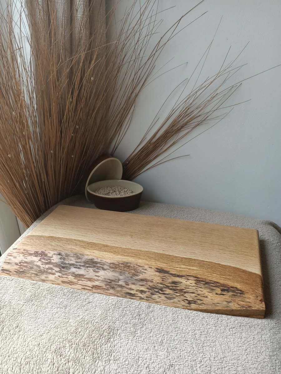 Solid wooden Oak chopping board kitchen board rustic style