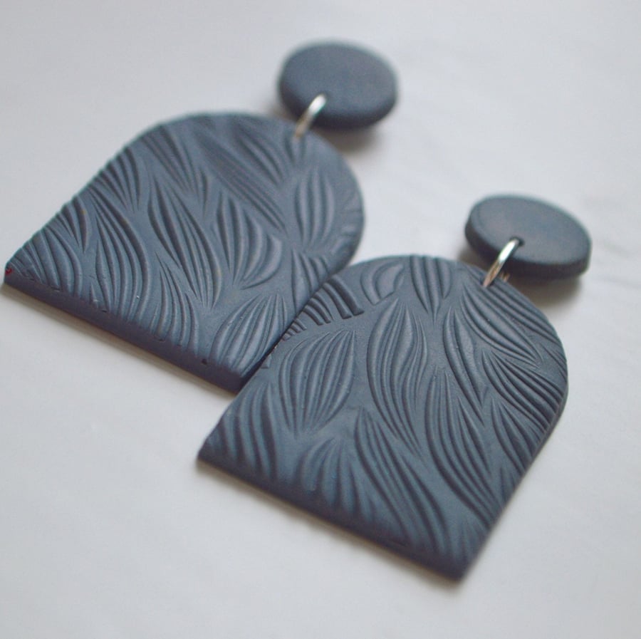LARA earrings, dangle earrings, drop earrings, pattern earrings, polymer clay