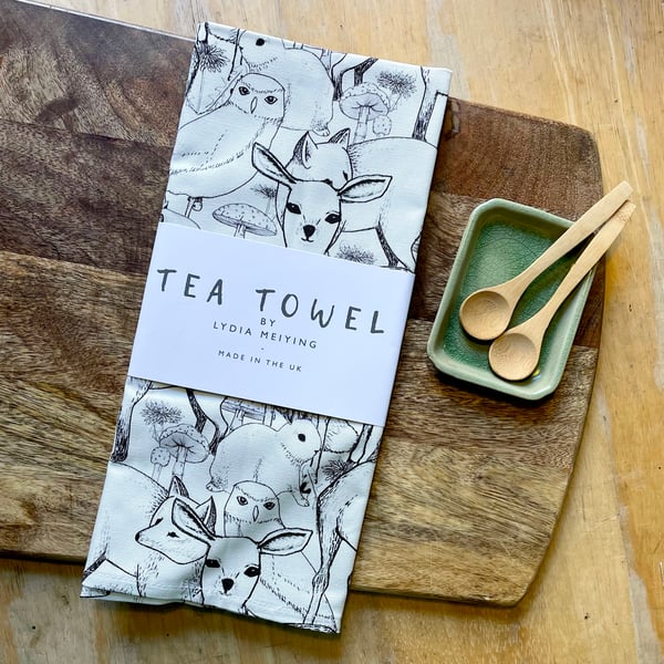 Woodland - Tea Towel