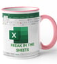 Funny Office Excel Work Mug Freak In The Sheets co worker Gift - Image 3
