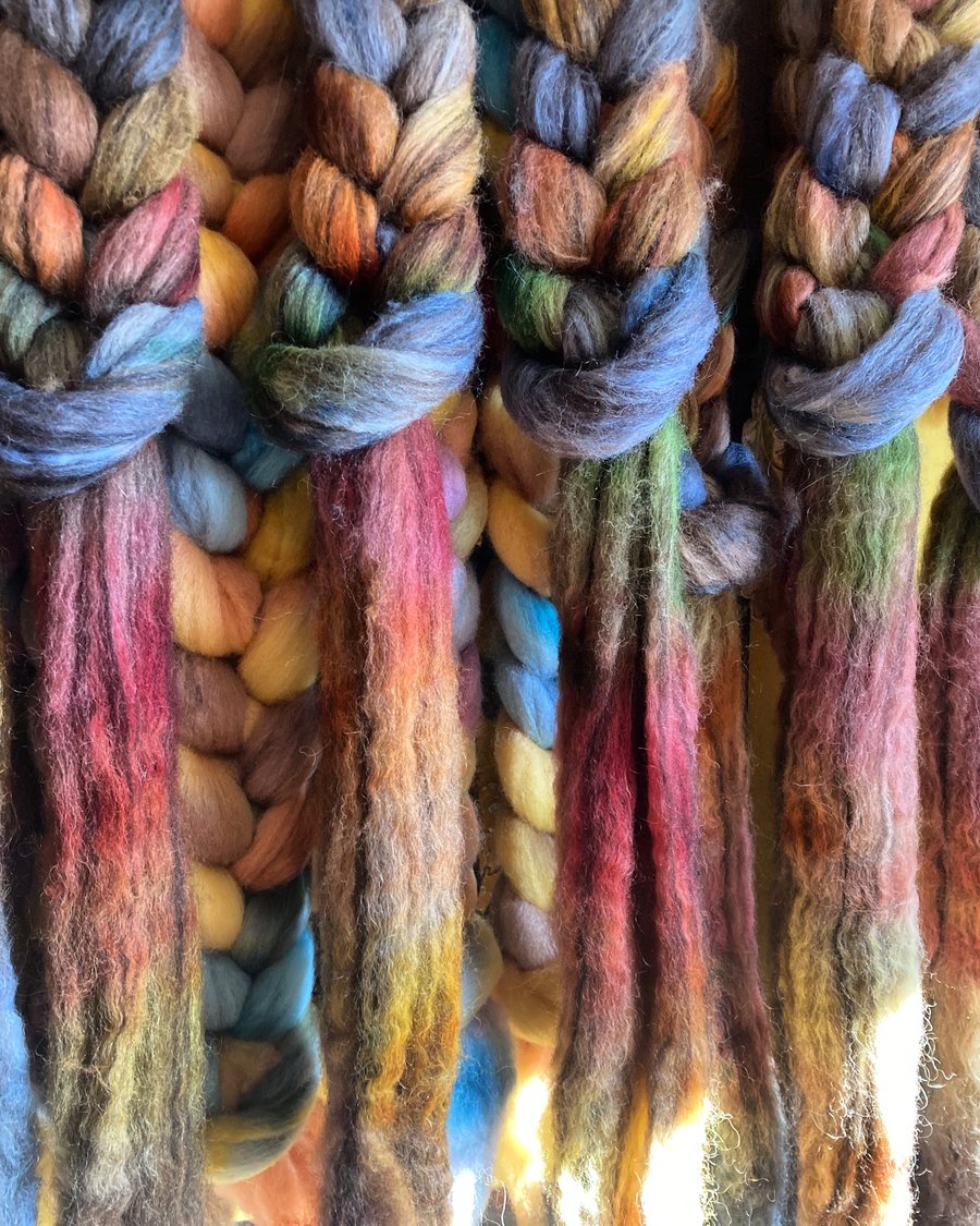 Albion Spinning fibre 100g Campfire tales 