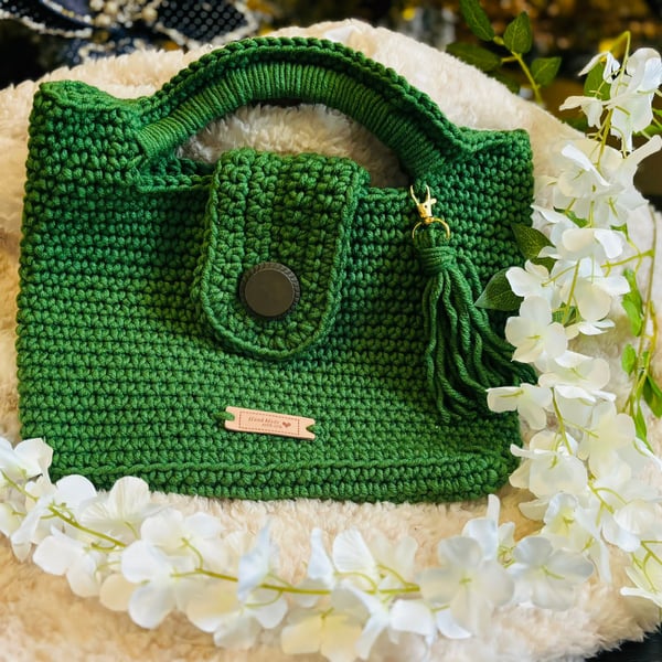 Crochet Bag Shopper one of a kind
