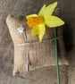 Silver Daffodil Brooch Pin - Handmade in Wales - Flower Gift for Her - Image 7