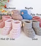 Baby Girl Gender Reveal Gift – It's a Girl Booties Keepsake - Image 8