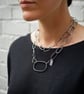 Statement Sterling Silver Handmade Chain Necklace - Image 8