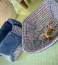 Handmade Fabric Jewellery Dish and Small Accessory Basket Set - Image 3