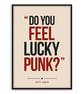 Dirty Harry Quote Poster Print - Retro Typography Wall Art