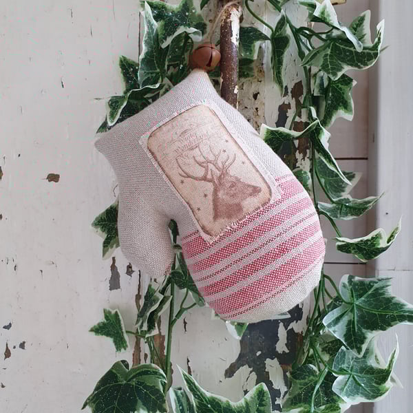 Hanging Mitten Christmas Decoration 