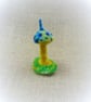 Fairy Mushroom Ornament, Felted Mushroom Decoration, Wonderland Toadstool,  - Image 1