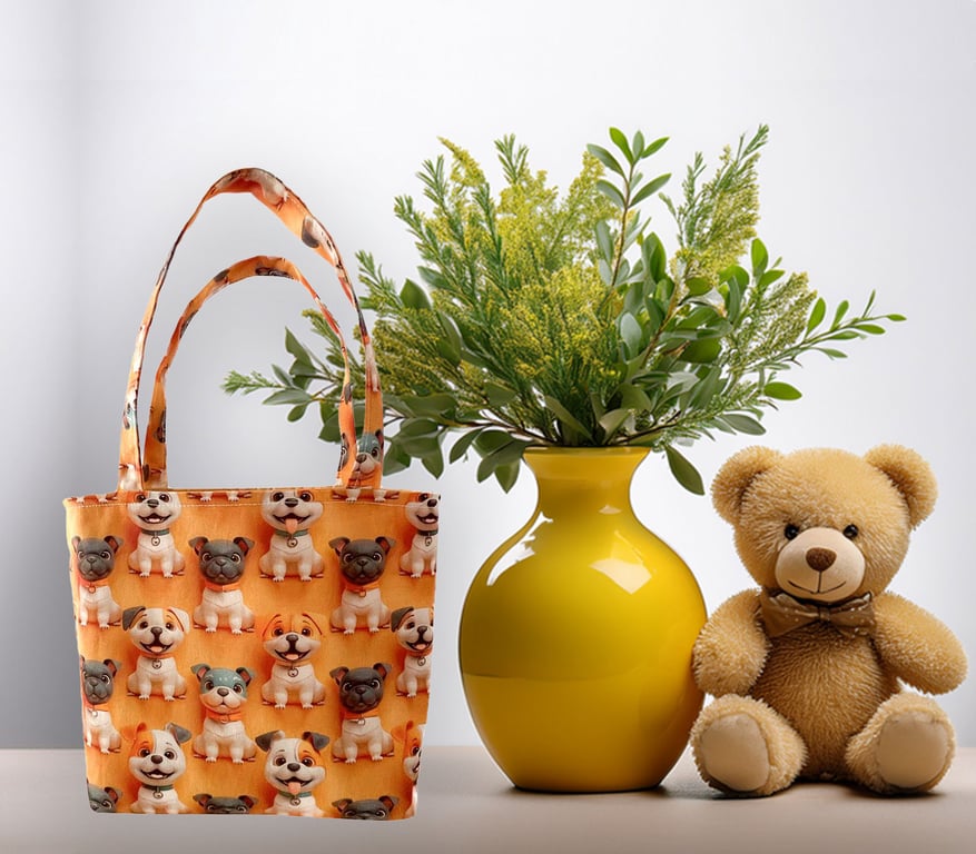 3D Cute Dog Design Tote Bag-Children-Baby Shower bag-Handmade-Bag-CTB083