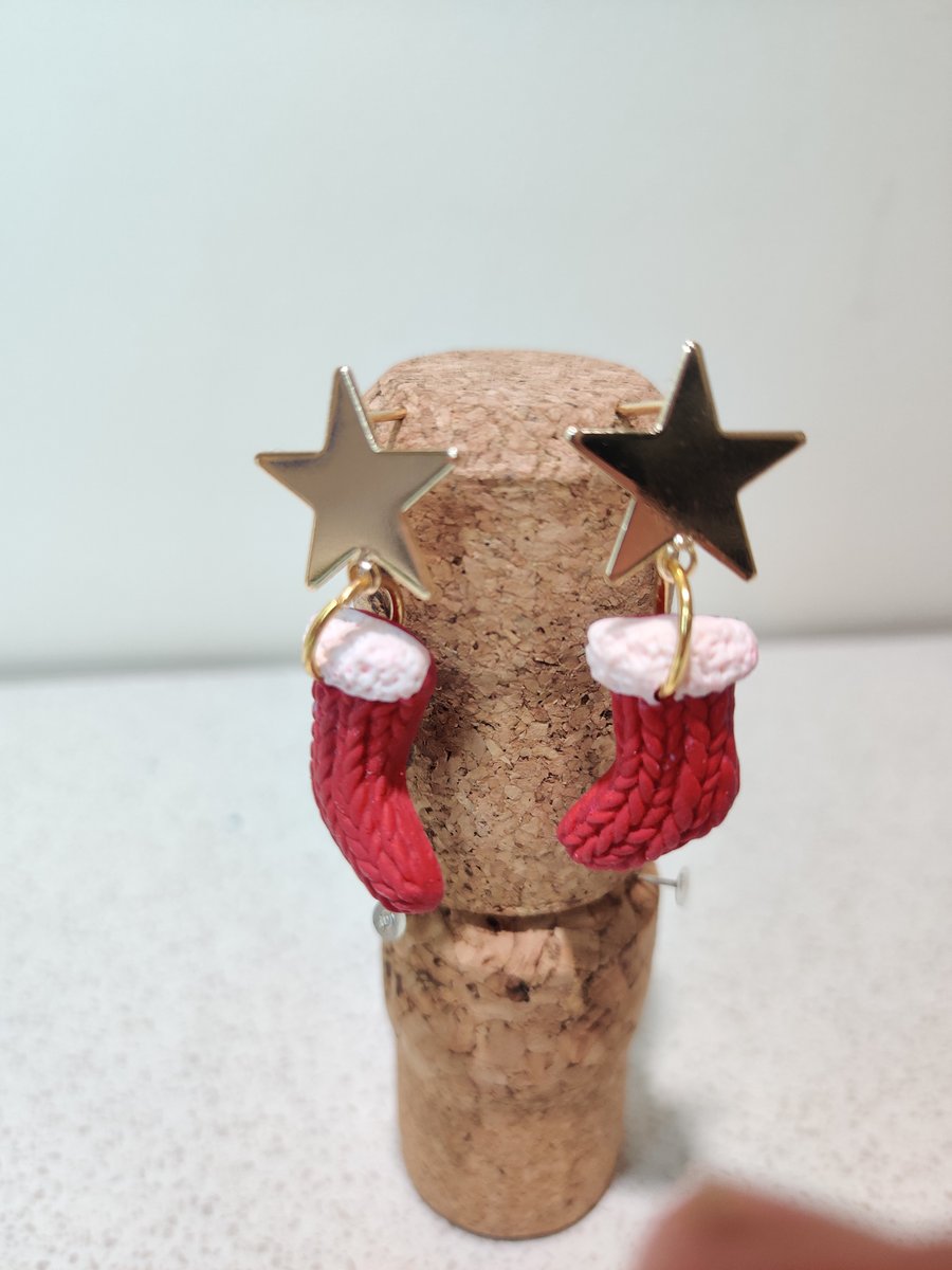 Christmas stockings star dangles