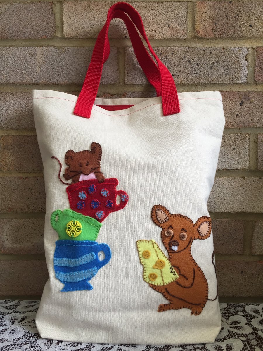 Mouse canvas bag