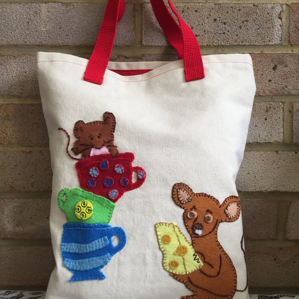 Mouse canvas bag