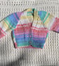 Newborn rainbow cardigan