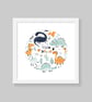 Dinosaurs nursery prints, dinosaurs wall decor, dinosaurs kids room wall prints - Image 5