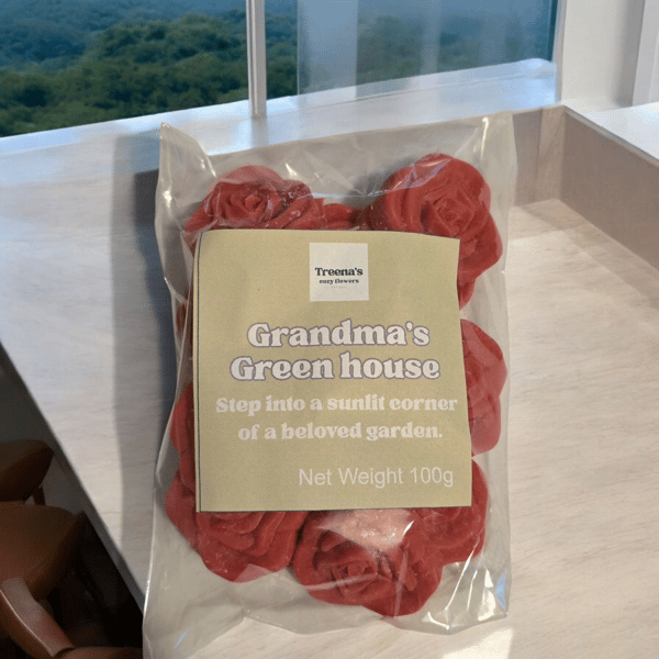 Grandma's Green house  soya blend waxmelts 100 g