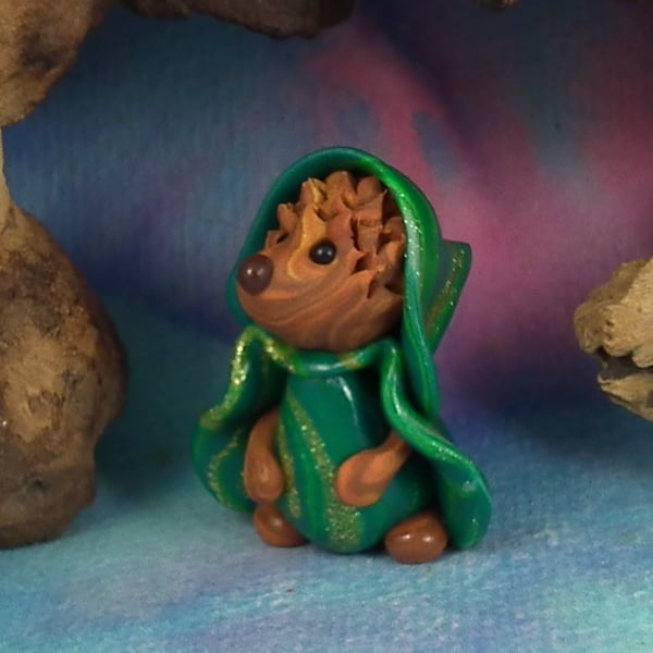 Sale High'n'Over Hedgehog 'Ertha' OOAK Sculpt by Ann Galvin