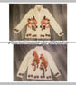Crocheted and embroidered fox jacket - Image 1
