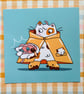 Cat Collectors Square Prints - Image 3