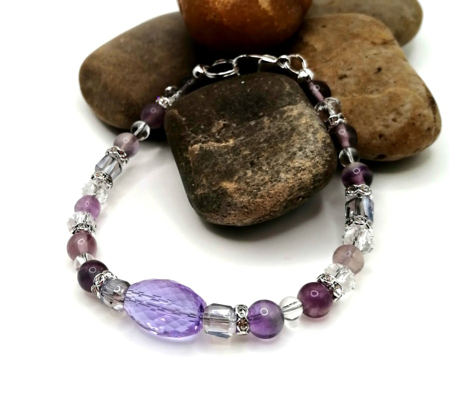 Lilac Stackable Bracelet 