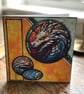 Dragon Stained Glass Style Card – "I Believe in You" Fantasy Greeting Card - Image 3