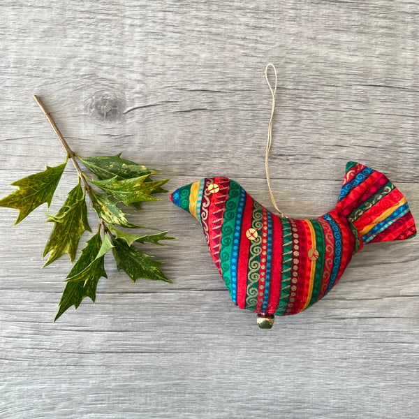 Christmas Bird Hanging Decoration 