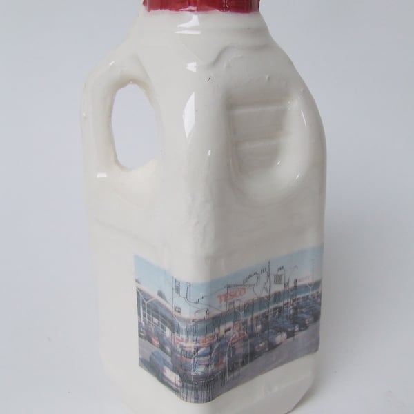 The Milk Bottle- Found on the Beach