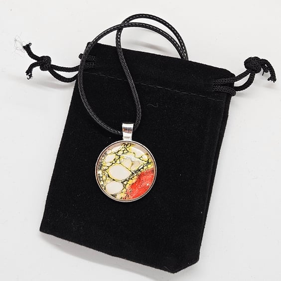 Handmade Fluid Art Pendant