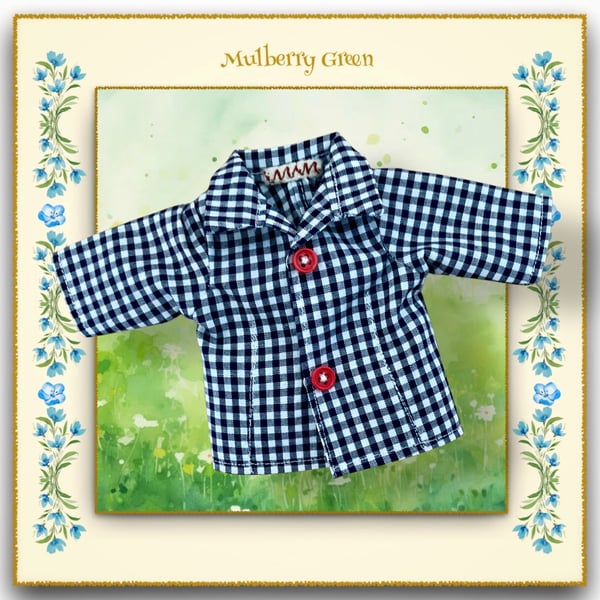 Reserved for Samantha - Navy Checked Shirt