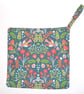 Birds Pot Holder Chef's Pad Folklore Kitchen Grab Mat Pad Potholder Green