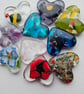 Fused Glass Pocket Heart - Robin - Image 4