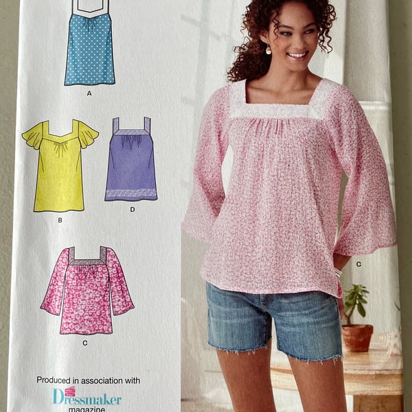 New Look K6284. Top pattern sizes 10 to 22. New Uncut Pattern