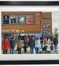 Saracens. Framed & Unframed Fine Art Print, Rugby, Barnet Copthall Stadium Gift - Image 1