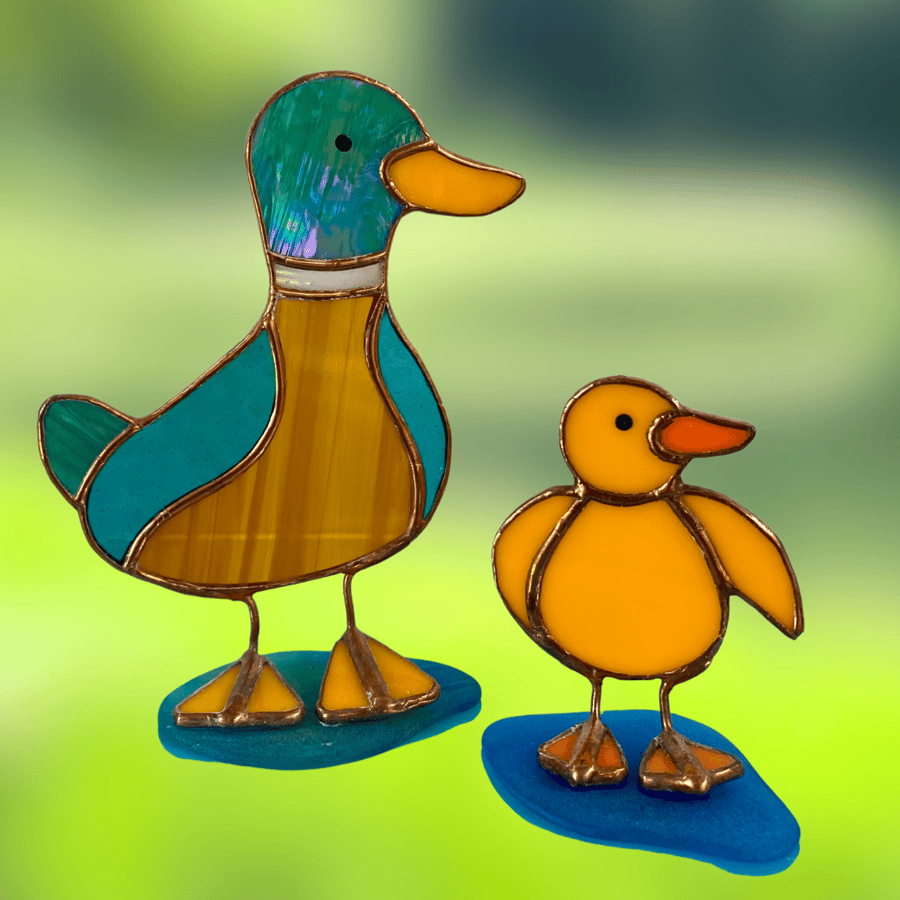 Duck or Duckling on Puddle Stand