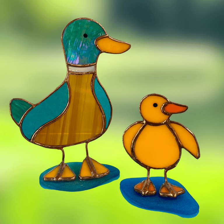 Duck or Duckling on Puddle Stand