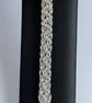 Sterling Silver Ladies Lace Chainmaille Bracelet  - Image 3