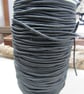 5 metres 2.5mm Round Black Elastic - Image 1