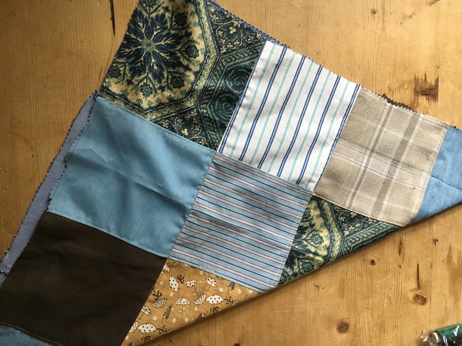 Handmade patchwork unlined bandana (BA1)