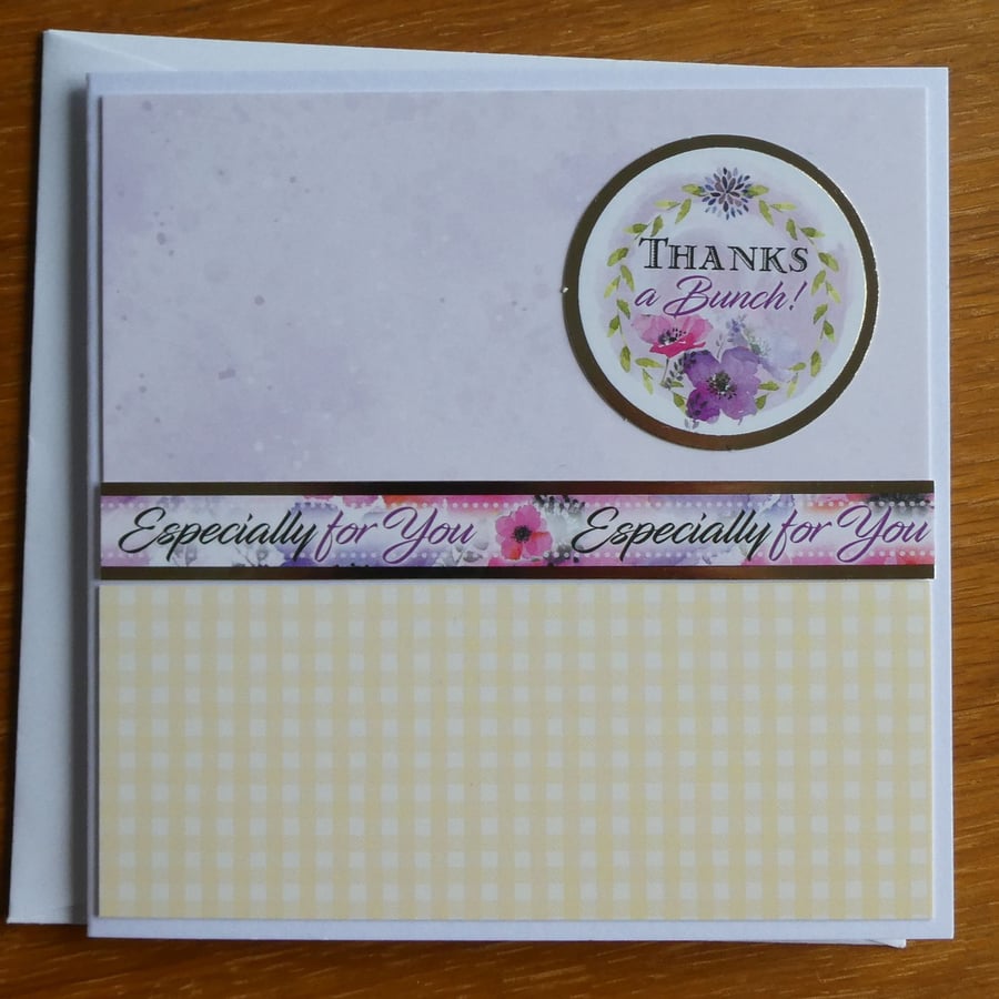 Thank You Card - Thanks A Bunch