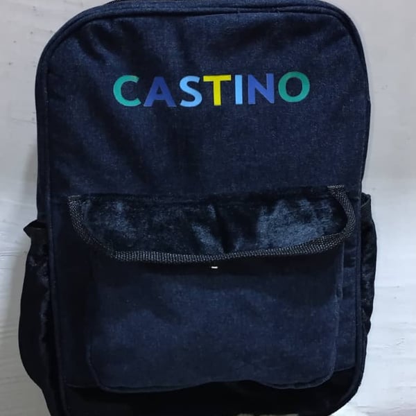 Castino Denim Backpack – Stylish & Durable Everyday Kids Backpack