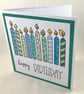 Colourful candles birthday card - Image 5