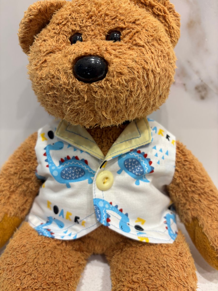 Dinosaur Teddy Waistcoat 