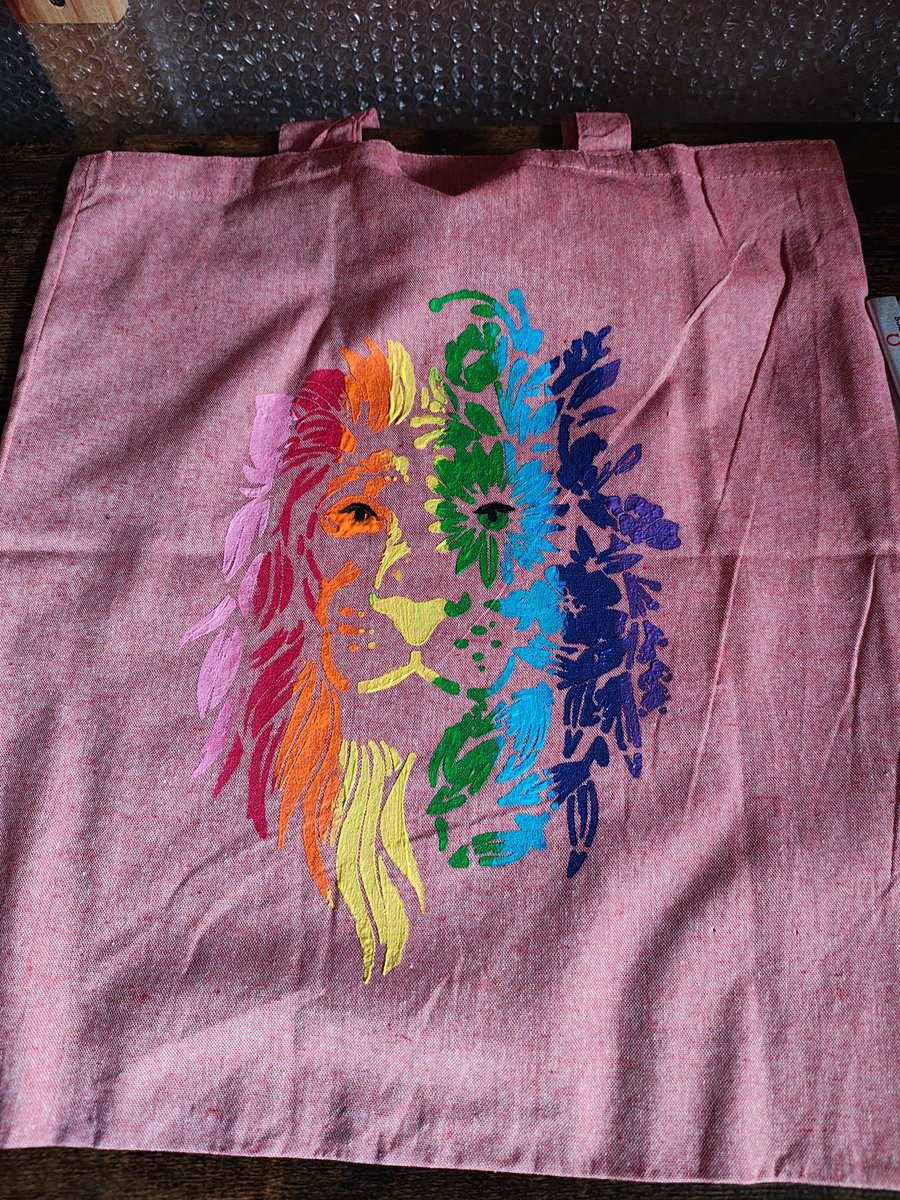 Hand painted tote bags 