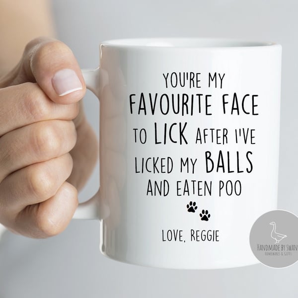 Dog Dad birthday gift, funny dog dad gift, dog mum, from the dog, birthday gift 