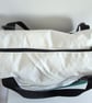 Large Upcycled Sailcloth Travel Bag – Zipped Weekender and Carryall Tote - Image 8