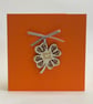 'Good luck' card with detachable decoration - Image 1